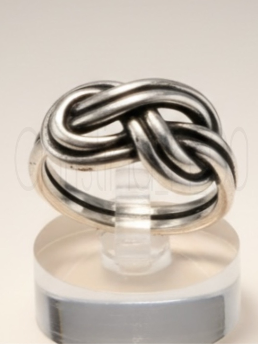 James Avery TRUE LOVE double knot/infinity ring RETIRED.